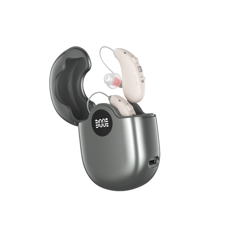 PureSound Nova - Digital Rechargeable Hearing Aids with Portable Charging Case